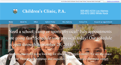 Desktop Screenshot of lachildrensclinic.com